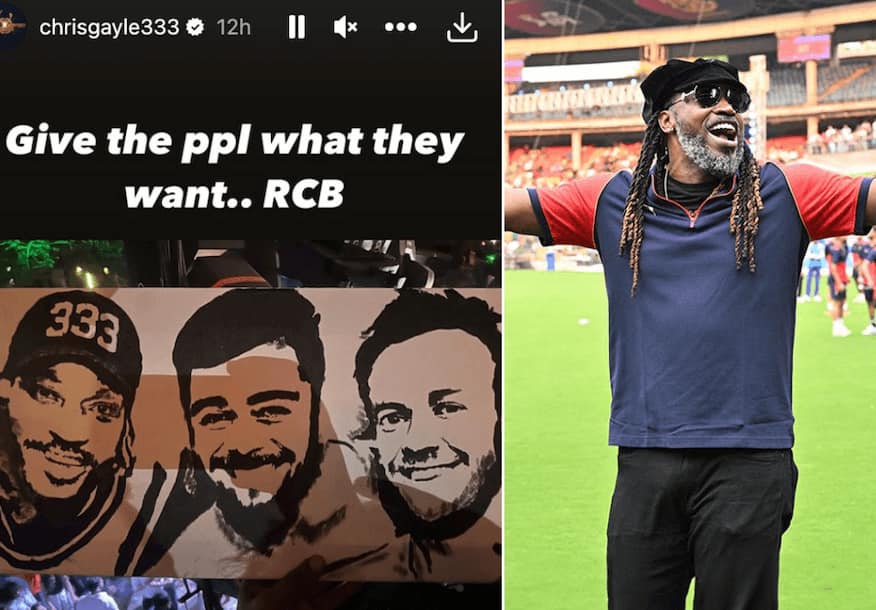 'Give People What They Want' - Gayle's Special Message To RCB With Kohli, ABD Reference